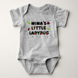 Mimas kleiner Ladybug - Niedlich Baby Strampler