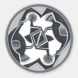 Mimbres Birds Aufkleber