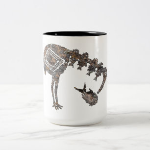 Mimbres-Töpfereidesign Zweifarbige Tasse