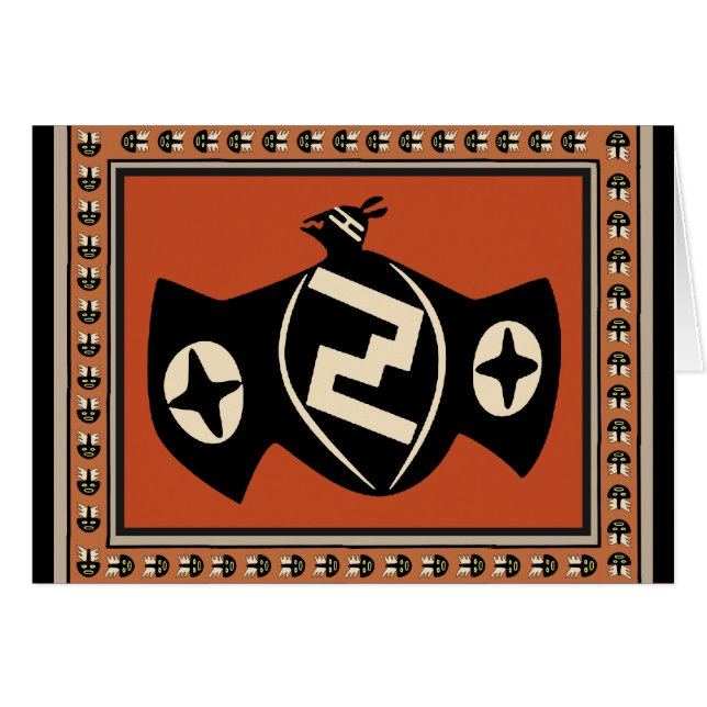 Mimbres Tribal Bat (Vorderseite (Horizontal))