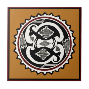 Mimbres Tribal Spirits Fliese