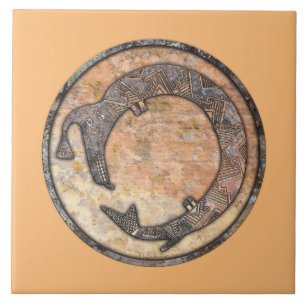 Mimbres Water Serpent Talking Canyons, New Mexico Fliese