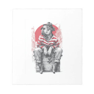 Mime Mastiff � Stummer Lustiger Hund Notizblock