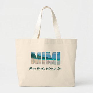 "Mimi a besoin de la vitamine de la mer" Sac fourr