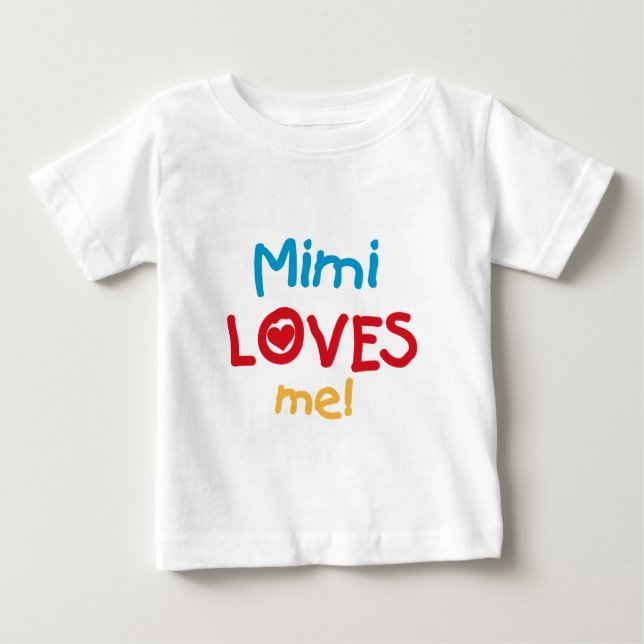 Mimi aime mes t-shirts et cadeaux (Devant)