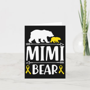 Mimi Bären Krebs Bewusstsein geben Geschenk Mama e Karte