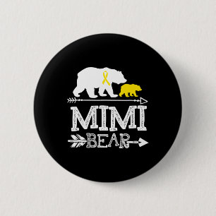 Mimi Bären Krebs-Bewusstsein Mimi eines Krieges Button