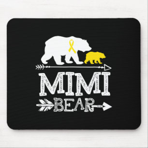Mimi Bären Krebs-Bewusstsein Mimi eines Krieges Mousepad