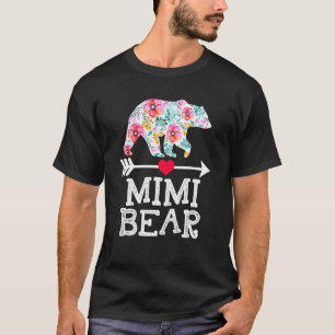 Mimi Bear Mama Oma Floral Happy Mother Day Ch T-Shirt
