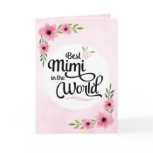 Mimi Birthday - Bestes Mimi der Welt mit Blume C
