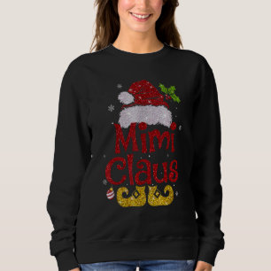 Mimi Claus Christmas Pajama Familie Matching Weihn Sweatshirt