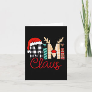 Mimi Claus Reindeer Christmas Karte