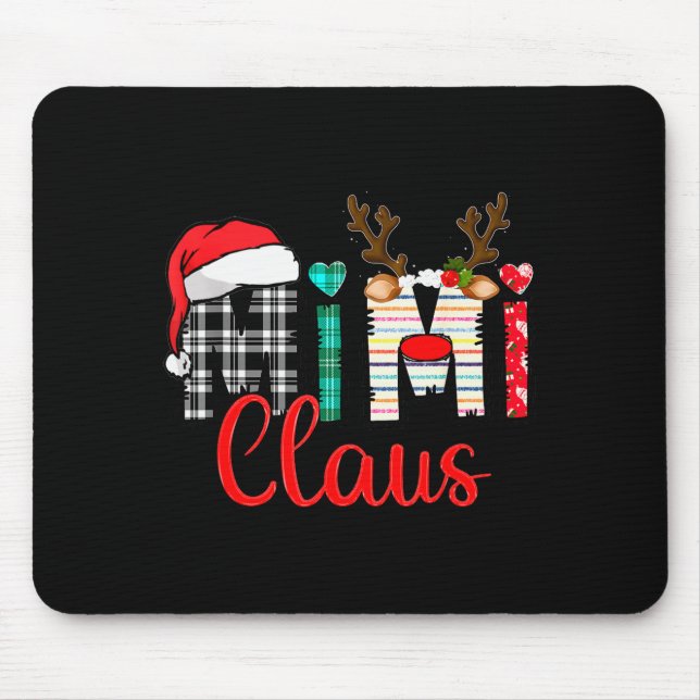 Mimi Claus Reindeer Christmas  Mousepad (Vorne)
