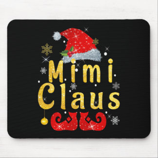 Mimi Claus Weihnachts-Weihnachtsmannmütze Matching Mousepad