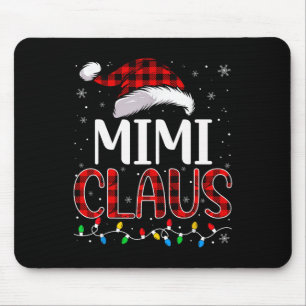 Mimi Claus Weihnachtslichter Matching Family Xmas Mousepad