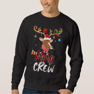 Mimi Crew Weihnachts-Weihnachtsmannmütze Rentier M Sweatshirt