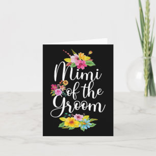 Mimi der Groom Mimi Blume Groom Mimi Karte