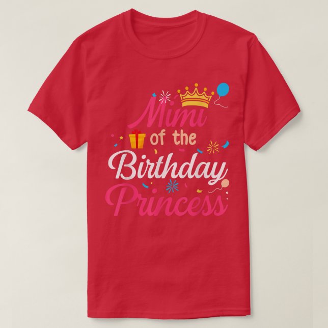 Mimi der Niedlichen Mama Mama von der Geburt Prinz T-Shirt (Design vorne)