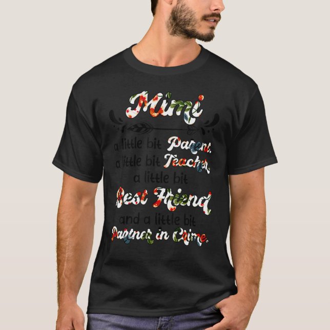 Mimi-Elternlehrer-Partner im Verbrechen T-Shirt (Vorderseite)