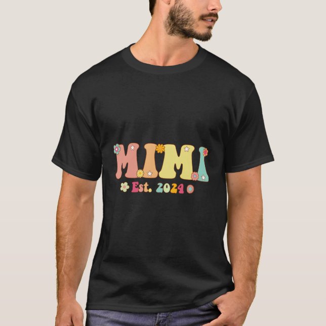 Mimi Est 2024 Mimi wird neue Mimi-Schwangerschaft T-Shirt (Vorderseite)