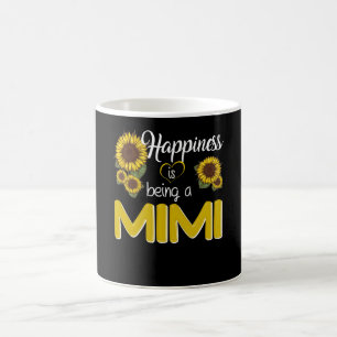 Mimi-Geschenk Glück ist eine MiMi Sonnenblume Kaffeetasse