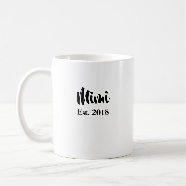 Mimi Grandma a établi 2018 Mug (Gauche)