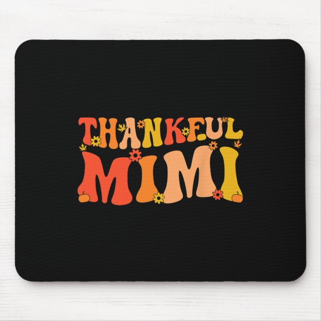 Mimi Großmutter Erntedank Mimi Grandm Mousepad (Vorne)