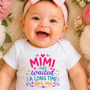 Mimi Has Waited Bunter Baby-Bodyanzug Baby Strampler