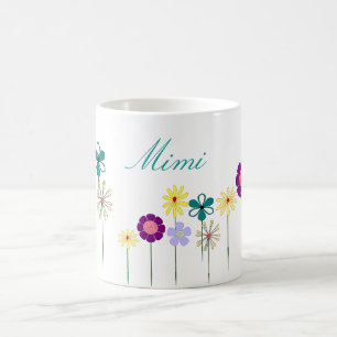 Mimi - helle Blumen für sie Kaffeetasse