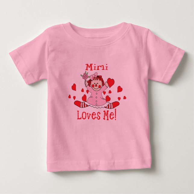 Mimi Liebe Rag Doll Baby T-shirt (Vorderseite)