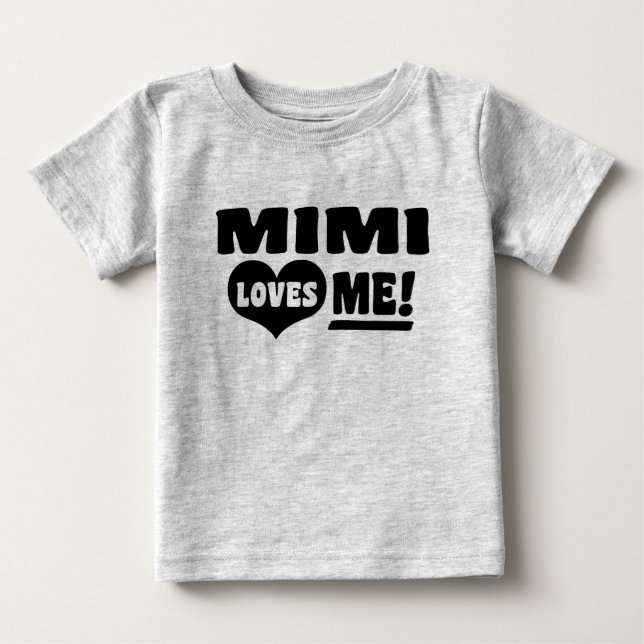 Mimi Lieben Baby T-shirt (Vorderseite)