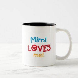 Mimi Lieben ich T - Shirts und Geschenke Zweifarbige Tasse