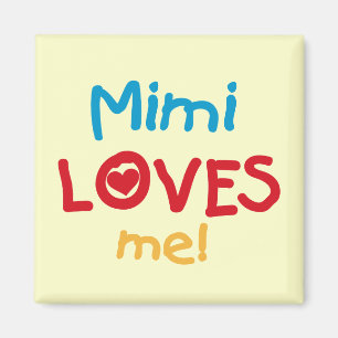 Mimi Lieben Me T - Shirt und Geschenke Magnet