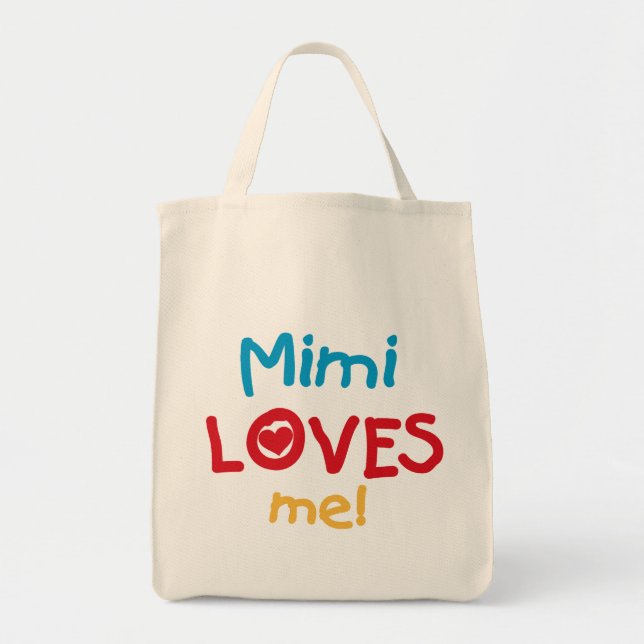 Mimi Lieben Me T - Shirt und Geschenke Tragetasche (Vorne)