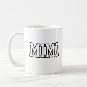 Mimi Name Typografie Design Kaffeetasse