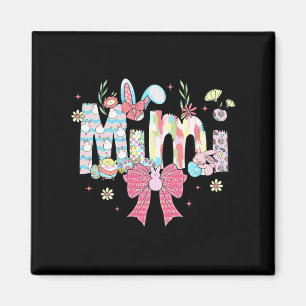 Mimi Oaster Coquette Bow Happy Oaster Bunny Rabbit Magnet