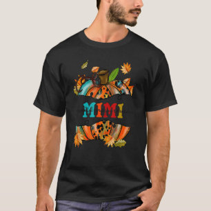 Mimi Pumpkin Leopard Mimi Dankbarkeit Grateful Ble T-Shirt