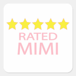 Mimi Quadratischer Aufkleber