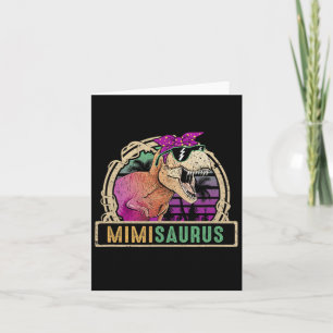 Mimi Saurus Mimisaurus T Rex Dinosaur Familienüber Karte
