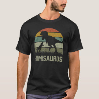 Mimi Saurus Rex Dinosaur Mimisaurus Familie Überei T-Shirt