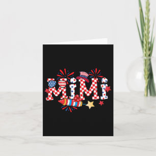 Mimi Sungles Usa Flag Feuerwerk Patriotic 4. J Karte