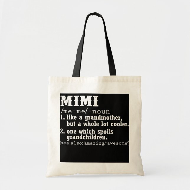 Mimi wie eine Großmutter, aber viel Cooler Tragetasche (Vorne)