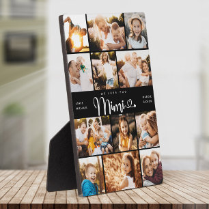 MIMI Wir Liebe Sie hören DIY Moderne FotoCollage Fotoplatte