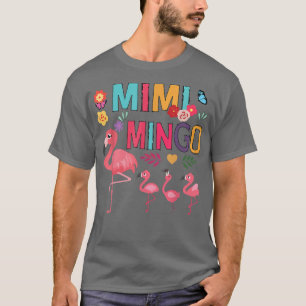 Mimimingo Niedlich Flamingo Bird Mama Oma Mutter's T-Shirt