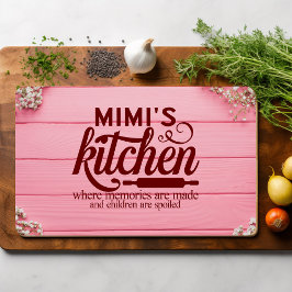 Mimis Kitchen Wo in Erinnerungen gemacht werden Schneidebrett
