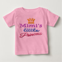 Mimis kleiner Prinzessin-Baby-Kleinkind-T - Shirt