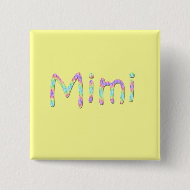 Mimis Knopf Button (Vorderseite)