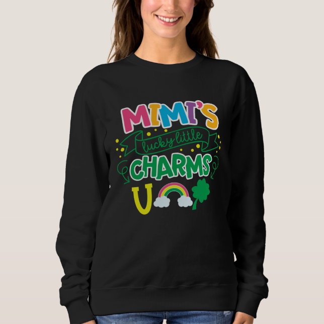Mimi's Lucky Little Charms C Shamrock Sweatshirt (Vorderseite)