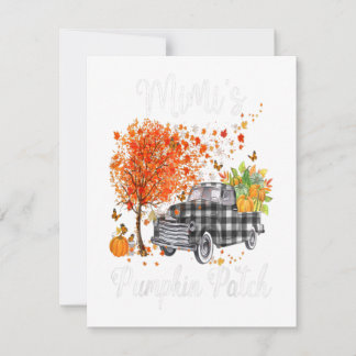 Mimis Pumpkin Patch Truck Art, Mimi Happy Einladung