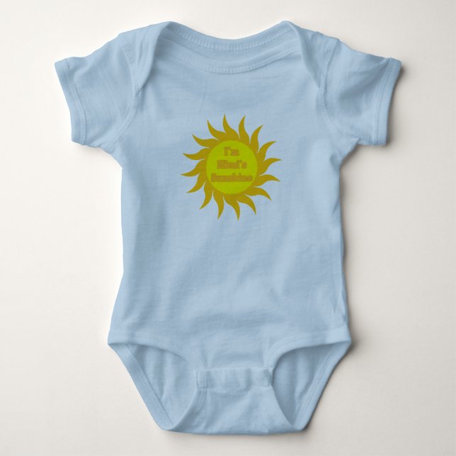 Mimis Sonnenschein Baby Strampler (Vorderseite)